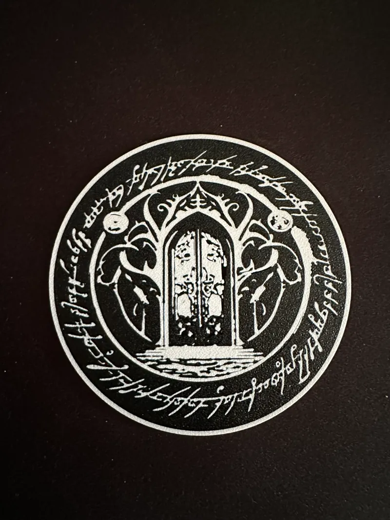 Lord of the rings inspired coaster