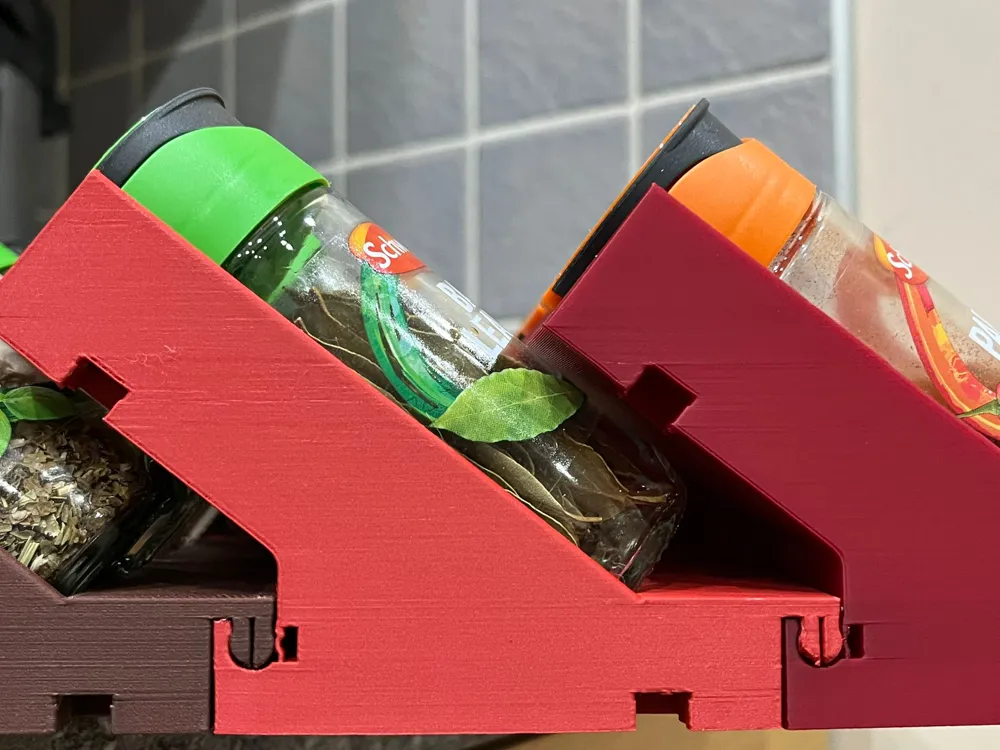 Modular Schwartz Spice Jar Rack - Free 3D Print Model - MakerWorld