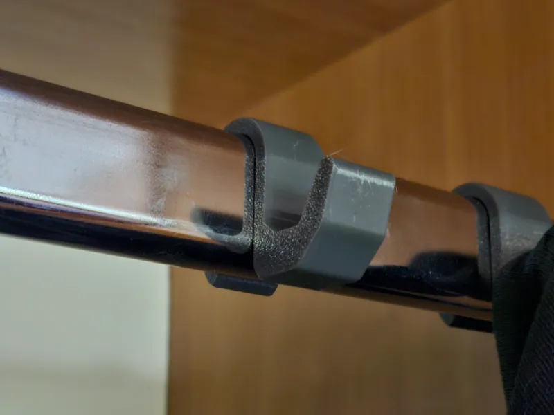 30 x15 Wardrobe Rod Hook