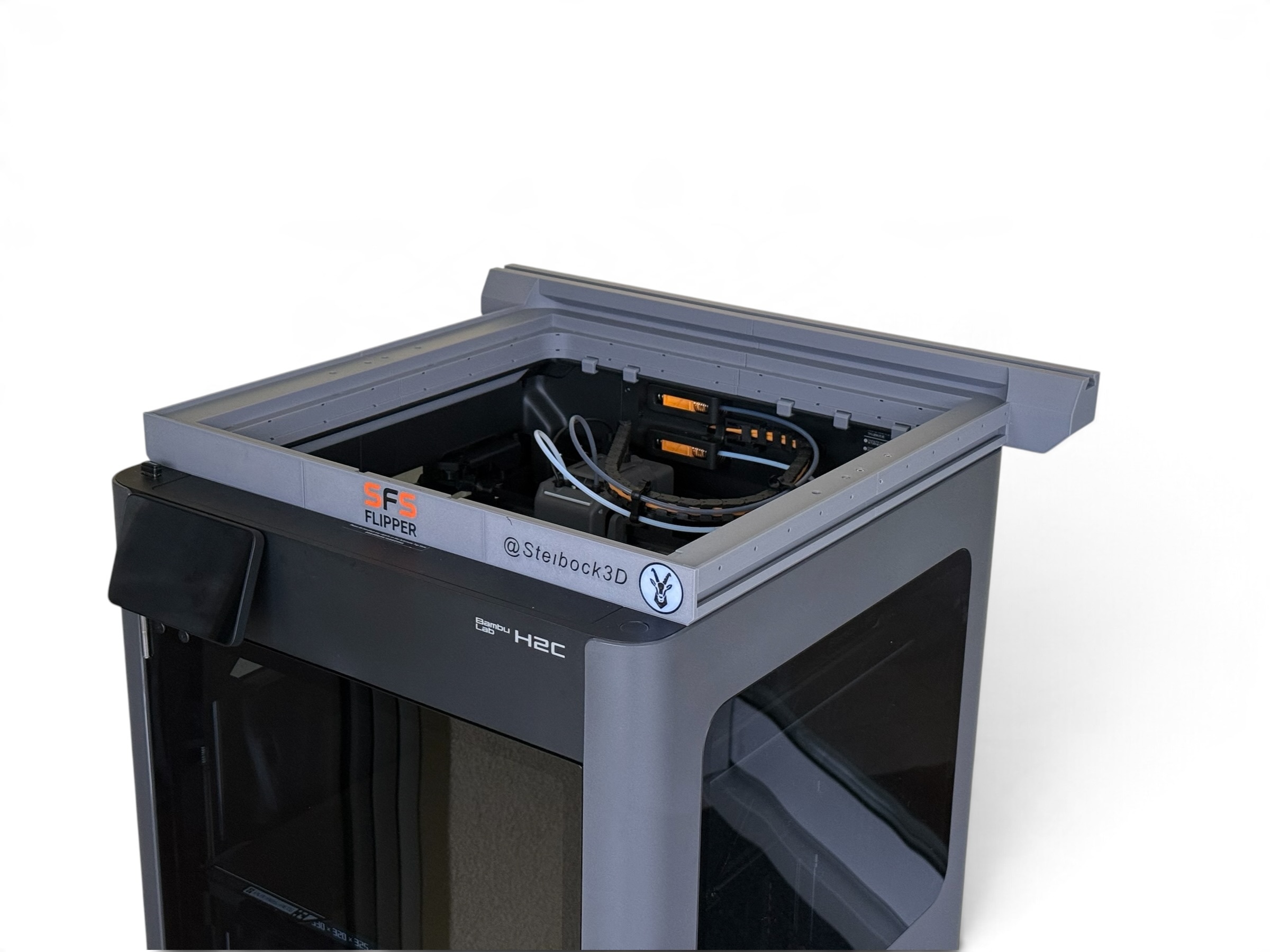 SFS Flipper & Riser - Dual AMS 2 for H2C, H2D, H2S - 1