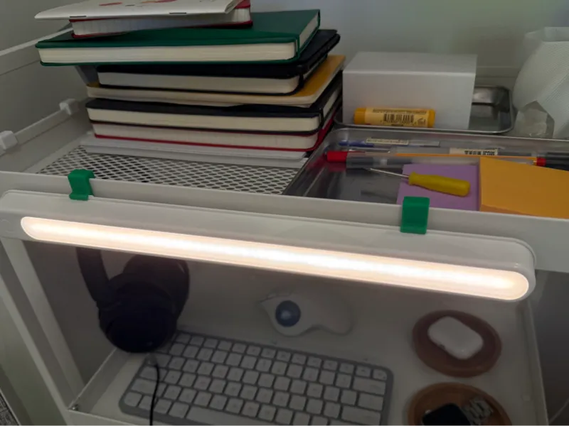 IKEA ROLFSTORP led light holder for NISSAFORS Cart