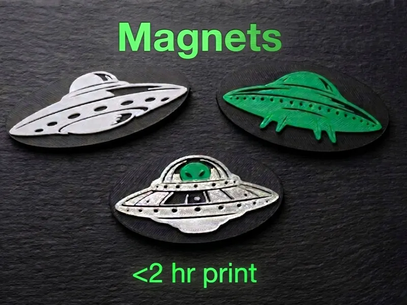 UFO Fridge Magnets