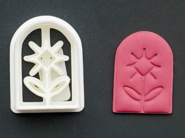 Flower Polymer Clay Cutter Earrings Necklaces