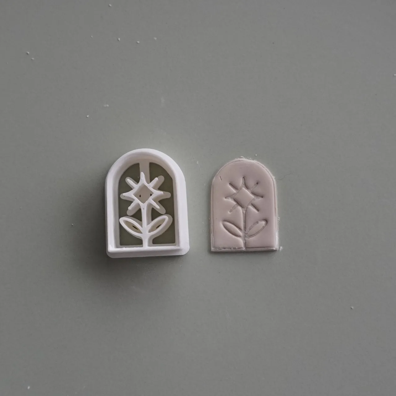 Flower Polymer Clay Cutter Earrings Necklaces view 2