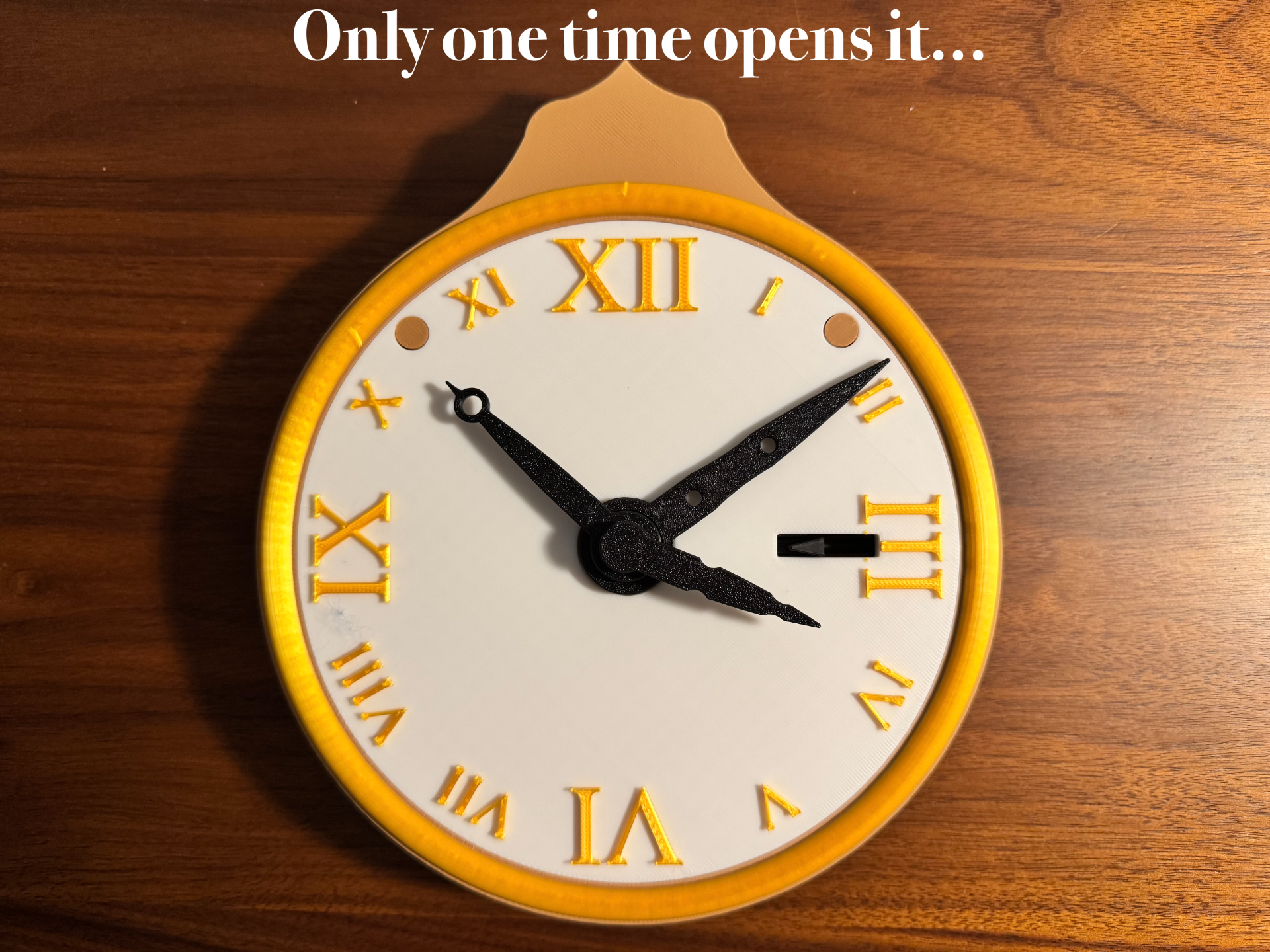 Secret Compartment Clock Lock