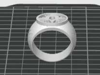 Star Sapphire Lantern Ring
