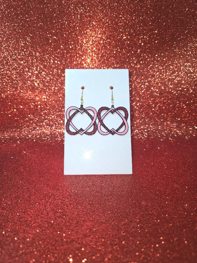 Heart in Heart v2 earrings view 2