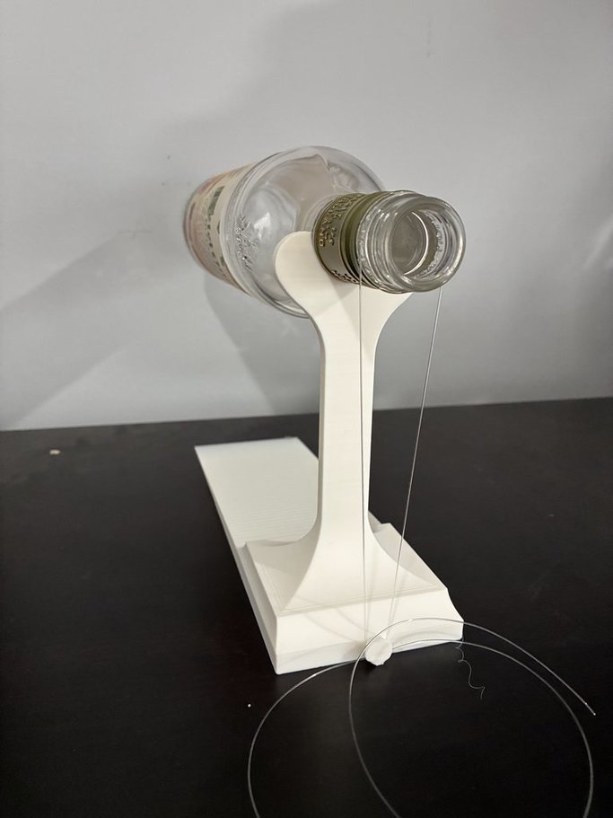 Magic Floating Tensegrity Glass Bottle Stand - Free 3D Print Model ...