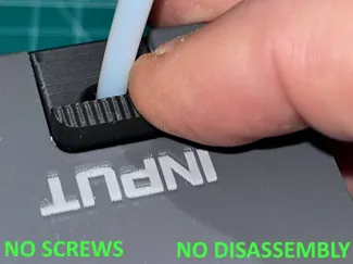 TPU Feed Assist PTFE removal plate / cover