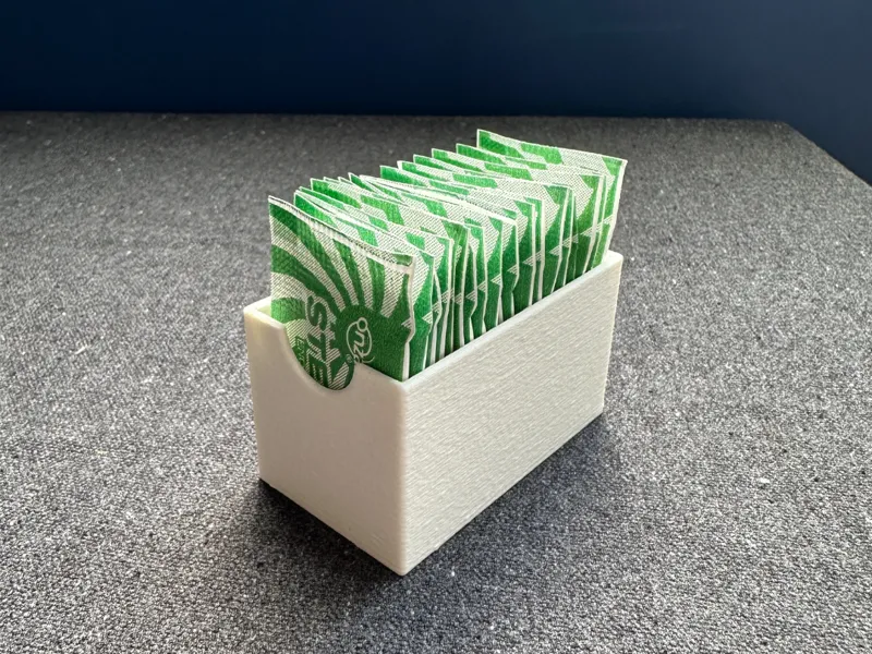 Elegant Sweetener Holder (Stevia, Sugar, Splenda)