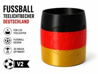 Teelichtbecher – Deutschland 0.16mm layer, 2 walls, 15% inf
