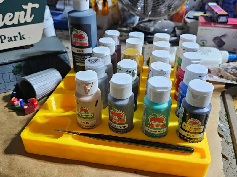 Craft Paint Caddy