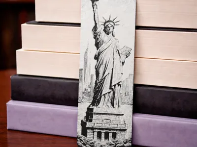 Statue of Liberty Bookmark (0.2mm)
