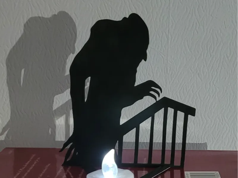 Nosferatu led candle holder