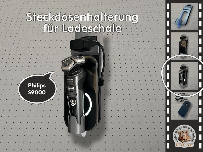Steckdosenhalterung für Ladeschale Philips S9000