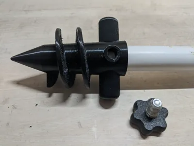 Beach umbrella spike 