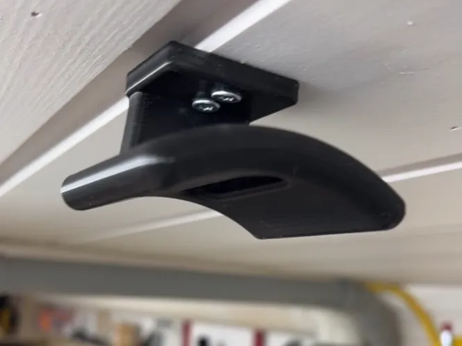 Ceiling mounted headset holder