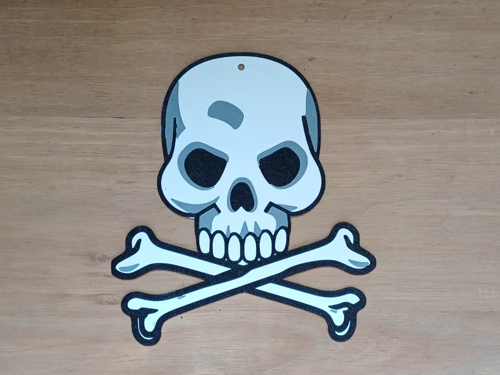 Skull Window Picture - Free 3D Print Model - MakerWorld