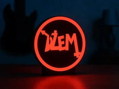 “DŻEM” Lightbox – Iconic Polish Blues Logo