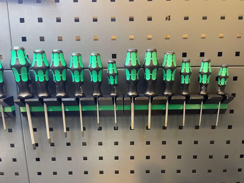 Wera Magnetic Screwdriver Holder – 10x10 Pegboard