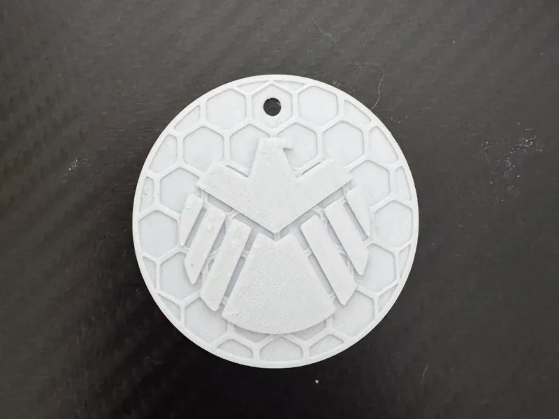 Shields Honeycomb Keychain