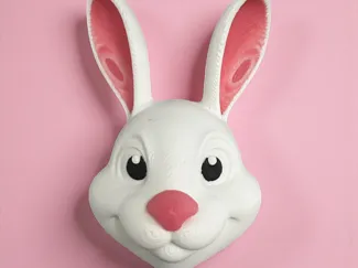 Rabbit head - Fridge Magnet