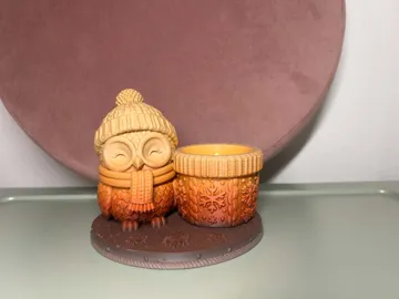Accesorio de iluminación decorativa: Owl Winter Led Tealight Holder — vista de referencia 2