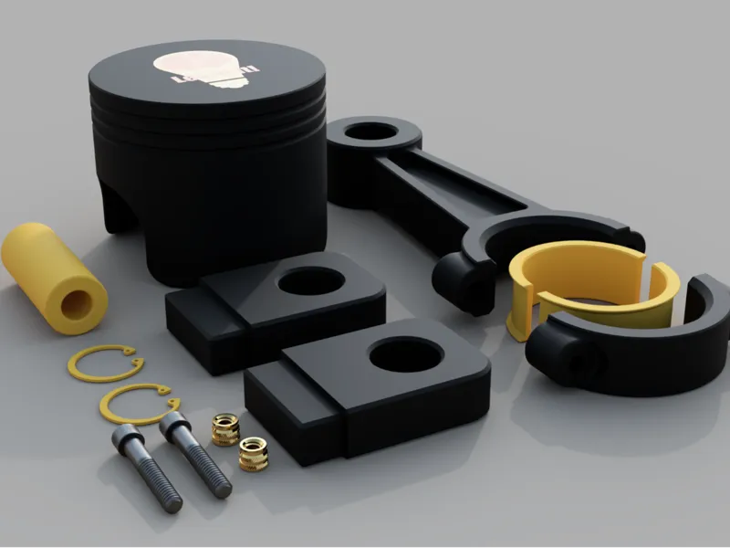 V6 Engine Cylinder Assembly