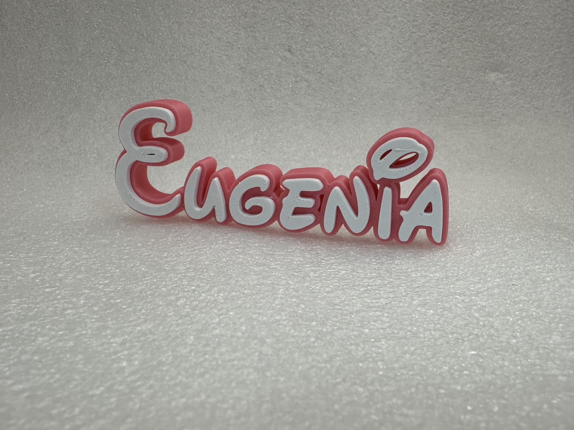 Disney Theme 3D Name Decor Sign Eugenia