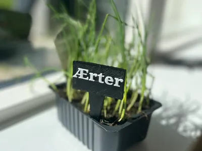 Garden sign for your kitchen garden Ærter