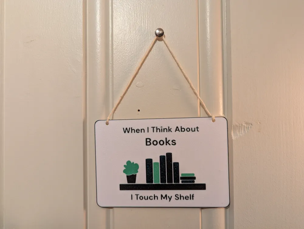 Book shelf sign by vangen81 - MakerWorld