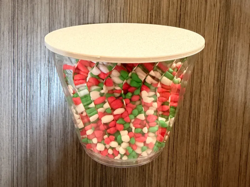 Snack cup lid - Chinet Chrystal cup 9oz