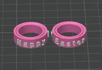 Bague fidget tournante de Pâques — photo 3