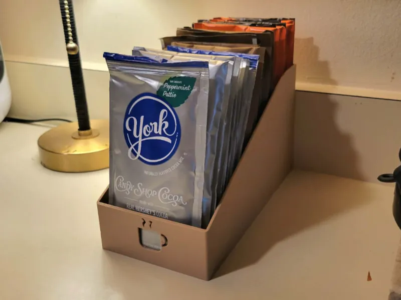 Hot Chocolate Drink Packet Organizer