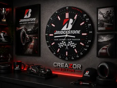 Modular Wall Clock – Bridgestone Edition