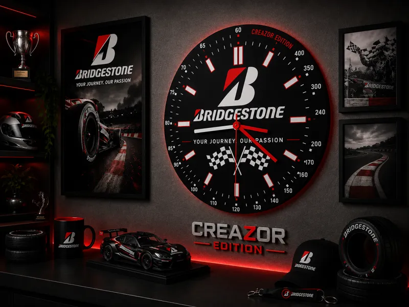 Horloge Murale Modulaire – Édition Bridgestone