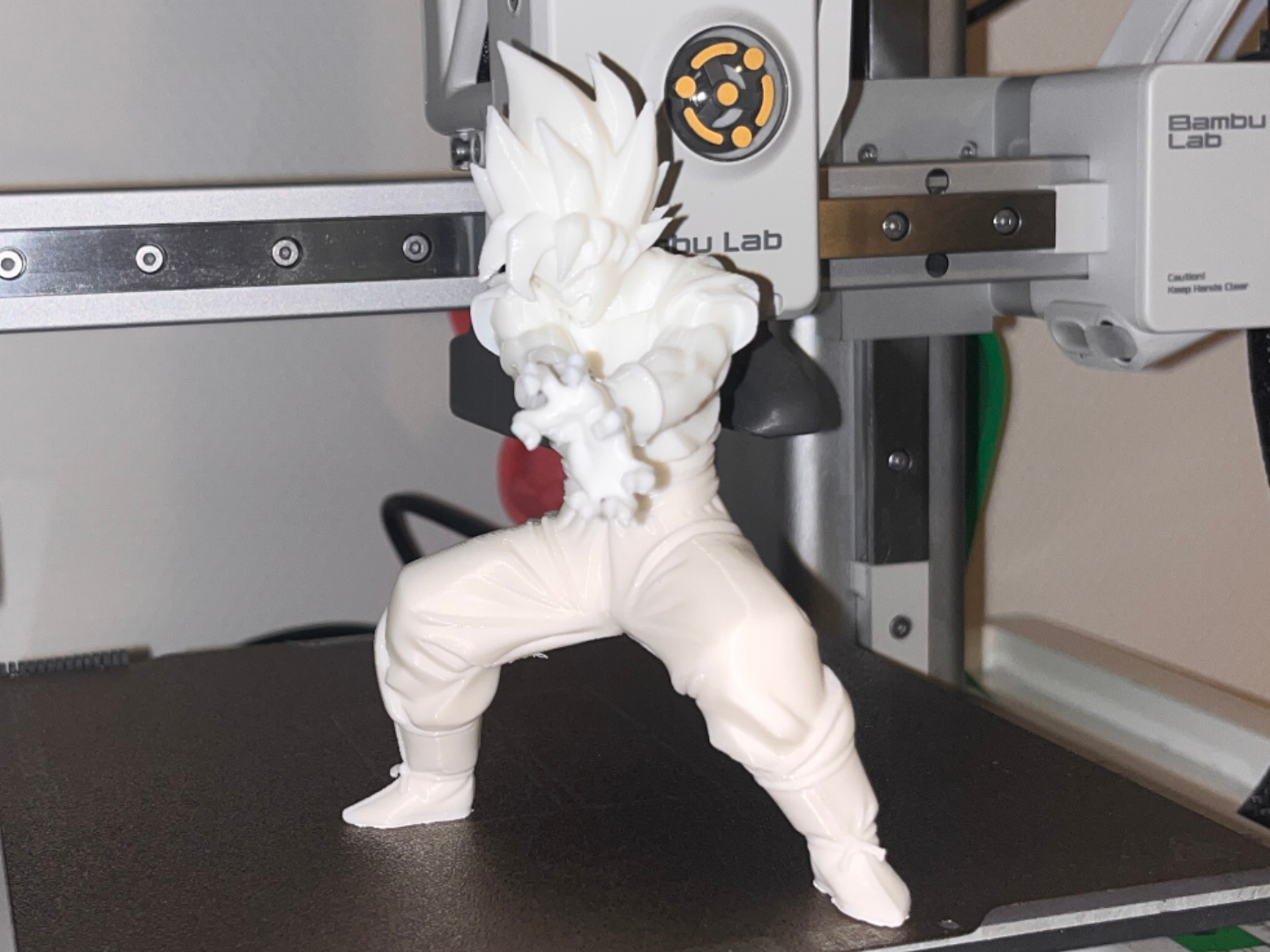 Saiyan Warrior Figure – Energy Attack Pose