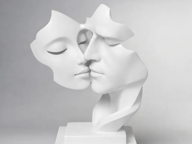 Modern Loving Sculpture 