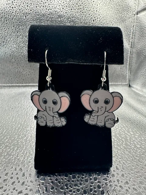 Elephant Earrings view 2
