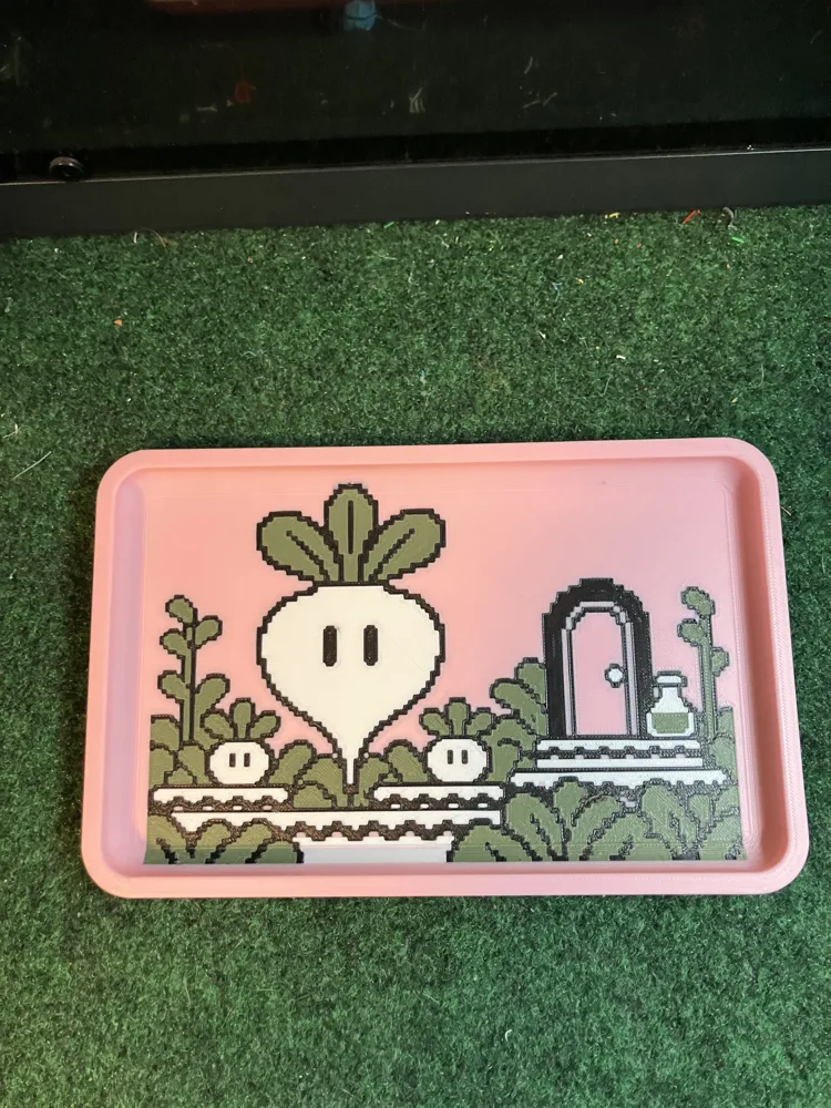 Plateau de rangement Pixel Art Rêve de Navet - Modèle d'Impression 3D ...