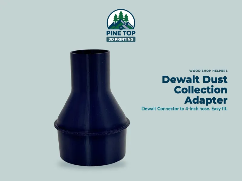Adapter - Dewalt Connector to 4" hose