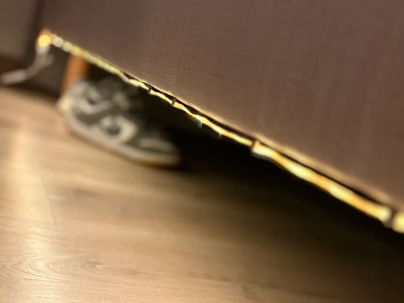 LED attachment for bed