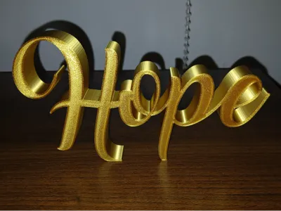 Hope sign home decor