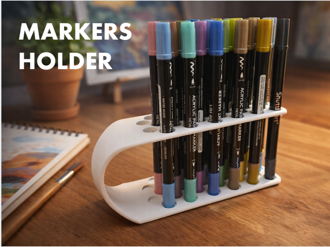 Minimalistic Marker & Pens Organizer