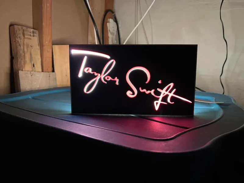 Taylor Swift Light Box