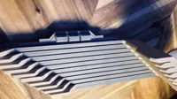 Riser for X1C AMS Anti-Vibration Feet.  Use with 9 plate Ver
