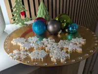Lot de flocons de neige décoratifs — photo 3