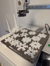 Lot de flocons de neige décoratifs — photo 4