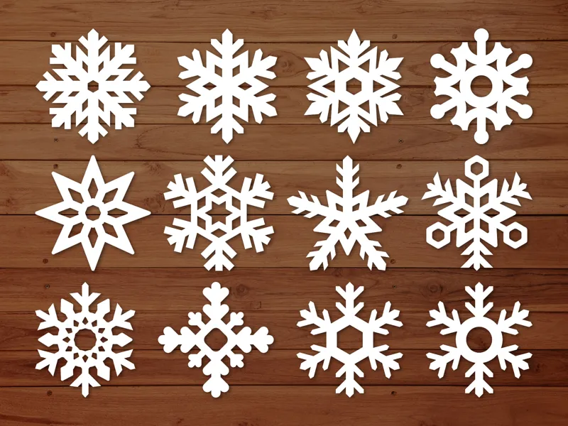 Snowflake ornaments 