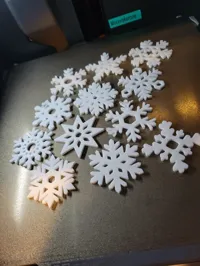 Lot de flocons de neige décoratifs — photo 2